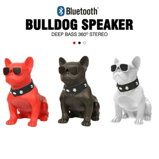 Bulldog Wireless Bluetooth Speaker Portable FM Heavy Bass 3D Sound Quality Surround Radio Multifunction Card